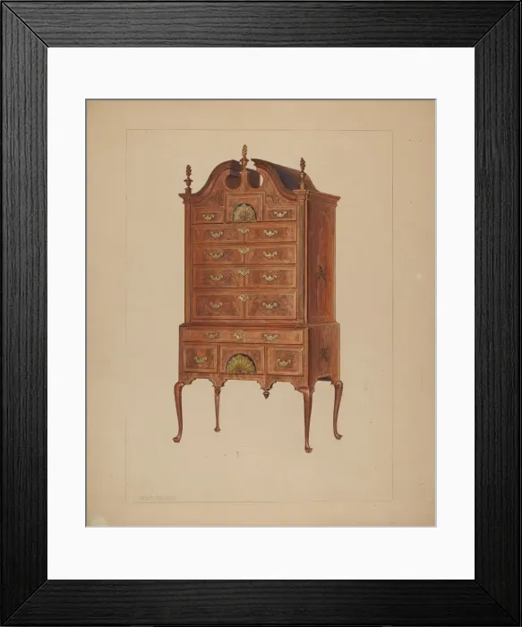 Framed Print : Highboy, 1936. Creator: Charles Squires Framed Print : Highboy, 1936. Creator: Charles Squires