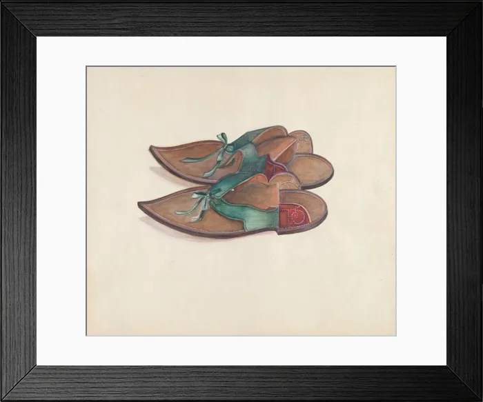 Framed Print : Ladys Overshoes, c. 1936. Creator: Ella Josephine Sterling Framed Print : Ladys Overshoes, c. 1936. Creator: Ella Josephine Sterling