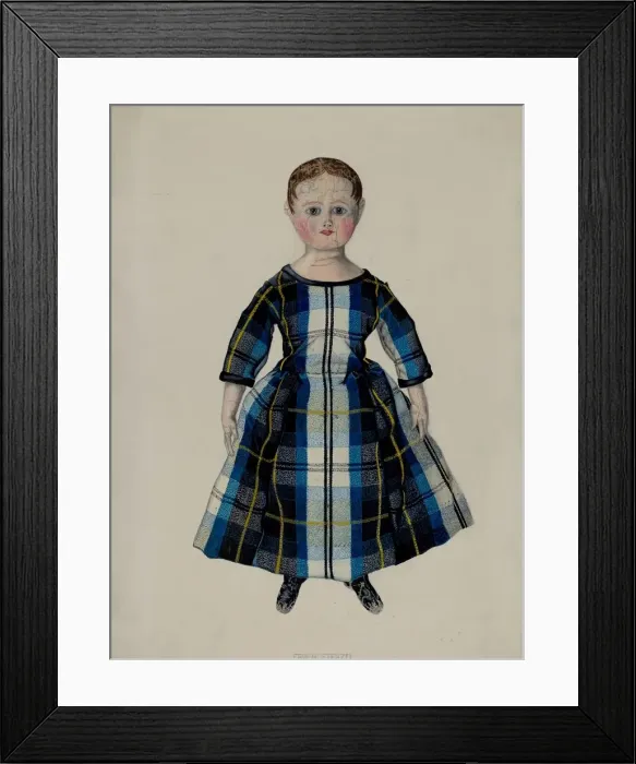 Framed Print : Doll, c. 1937. Creator: Erwin Stenzel Framed Print : Doll, c. 1937. Creator: Erwin Stenzel