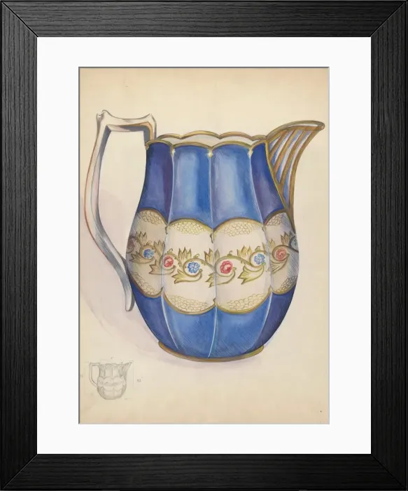 Framed Print : Pitcher, c. 1937. Creator: Ella Josephine Sterling Framed Print : Pitcher, c. 1937. Creator: Ella Josephine Sterling