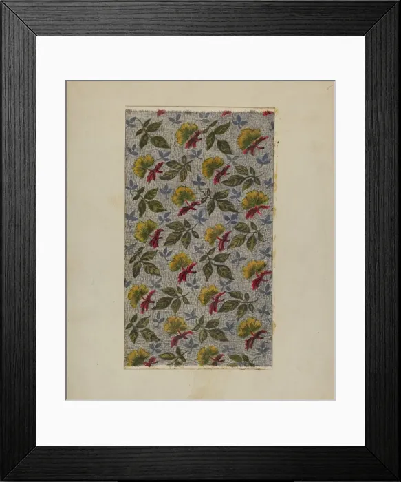 Framed Print : Calico, c. 1936. Creator: Florence Stevenson Framed Print : Calico, c. 1936. Creator: Florence Stevenson