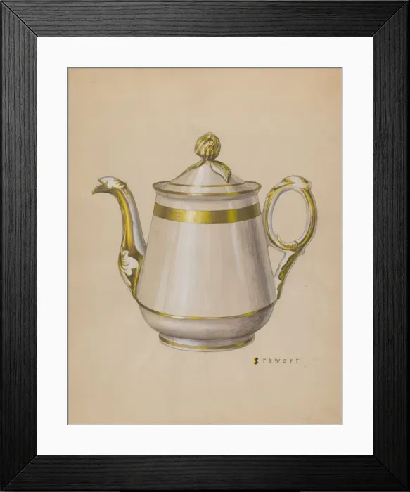 Framed Print : Teapot, c. 1937. Creator: Robert Stewart Framed Print : Teapot, c. 1937. Creator: Robert Stewart