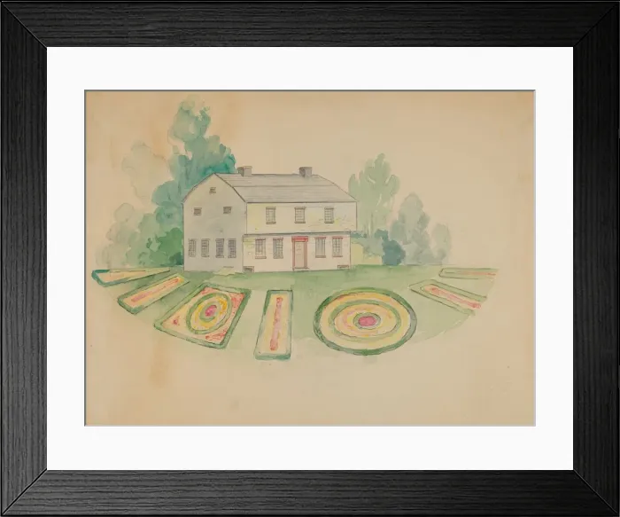 Framed Print : House of Peter Stuyvesant, c. 1936. Creator: George Stonehill Framed Print : House of Peter Stuyvesant, c. 1936. Creator: George Stonehill