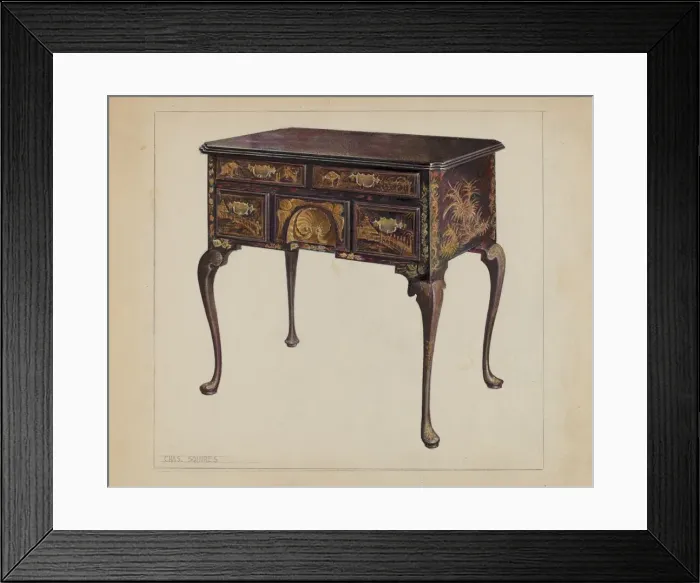 Framed Print : Lowboy, c. 1937. Creator: Charles Squires Framed Print : Lowboy, c. 1937. Creator: Charles Squires
