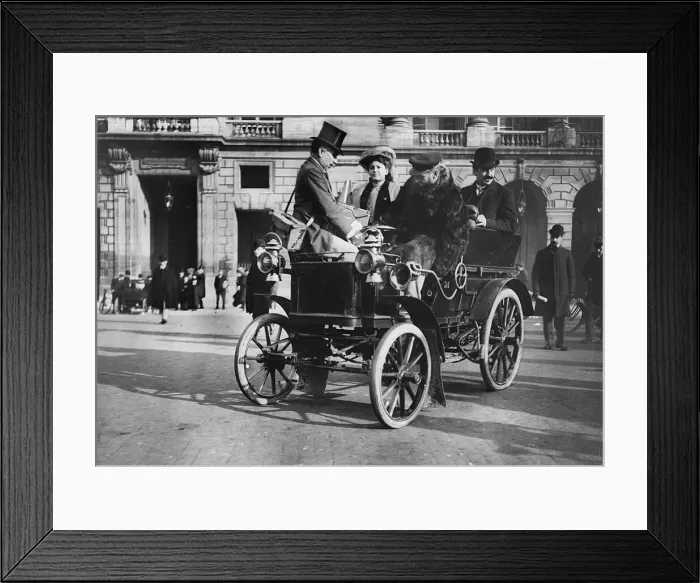 Framed Print : 1900 Brasier, Place de la Concorde, Paris. Creator: Unknown Framed Print : 1900 Brasier, Place de la Concorde, Paris. Creator: Unknown