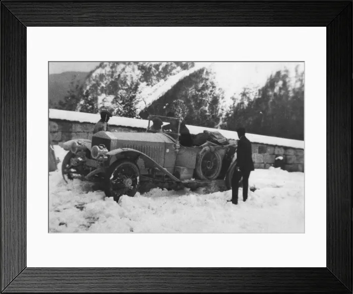Framed Print : 1913 Rolls-Royce Alpine Eagle on Alpine trials. Creator: Unknown Framed Print : 1913 Rolls-Royce Alpine Eagle on Alpine trials. Creator: Unknown