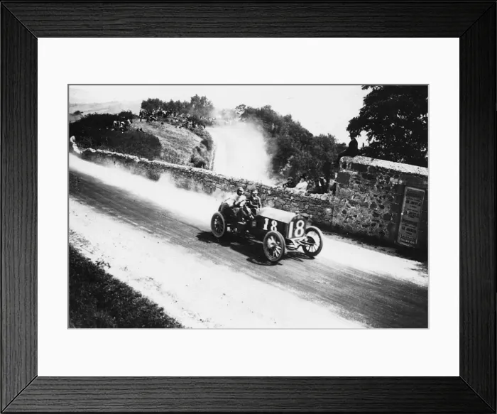 Framed Print : Locomobile of American racing driver Joe Tracy, Gordon Bennett Cup, Auvergne, France Framed Print : Locomobile of American racing driver Joe Tracy, Gordon Bennett Cup, Auvergne, France