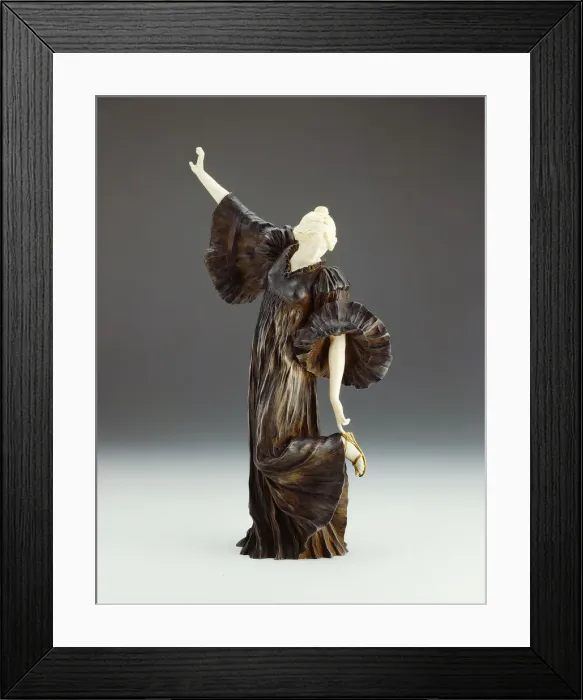 Framed Print : La Cothurne (Tragic Pose from Le Jeu d escharpe), France, modeled 1895 (cast 1900) Framed Print : La Cothurne (Tragic Pose from Le Jeu d escharpe), France, modeled 1895 (cast 1900)
