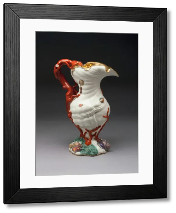 Framed Print : Ewer, Capodimonte, c. 1745. Creators: Capodimonte Porcelain Manufactory, Giuseppe Gricci Framed Print : Ewer, Capodimonte, c. 1745. Creators: Capodimonte Porcelain Manufactory, Giuseppe Gricci