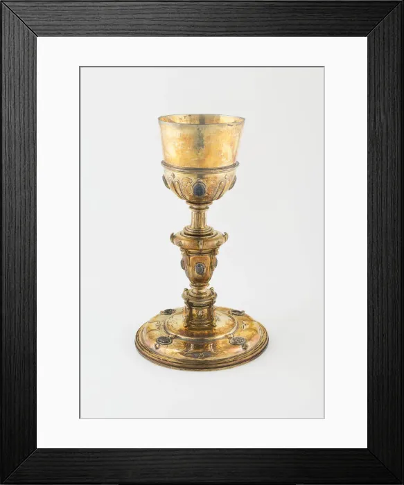 Framed Print : Chalice, Spain, c. 1600. Creator: Cisneros of Murcia Framed Print : Chalice, Spain, c. 1600. Creator: Cisneros of Murcia