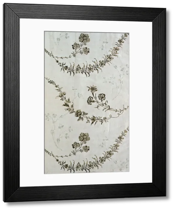 Framed Print : Panel, England, 1744 / 45. Creator: Unknown Framed Print : Panel, England, 1744 / 45. Creator: Unknown