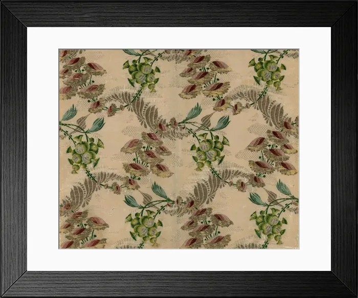 Framed Print : Fragment, France, 1725 / 75. Creator: Unknown Framed Print : Fragment, France, 1725 / 75. Creator: Unknown