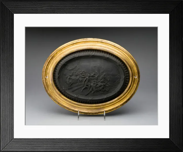 Framed Print : Plaque: Perseus and Andromeda, Burslem, c. 1886. Creator: Wedgwood Framed Print : Plaque: Perseus and Andromeda, Burslem, c. 1886. Creator: Wedgwood