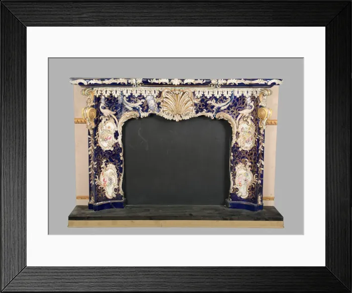 Framed Print : Mantel, Staffordshire, 1830 / 45. Creator: Charles James Mason Framed Print : Mantel, Staffordshire, 1830 / 45. Creator: Charles James Mason