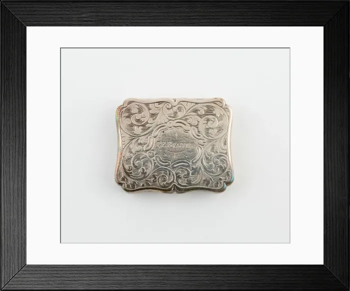 Framed Print : Vinaigrette, Birmingham, 1840 / 41. Creator: Unknown Framed Print : Vinaigrette, Birmingham, 1840 / 41. Creator: Unknown