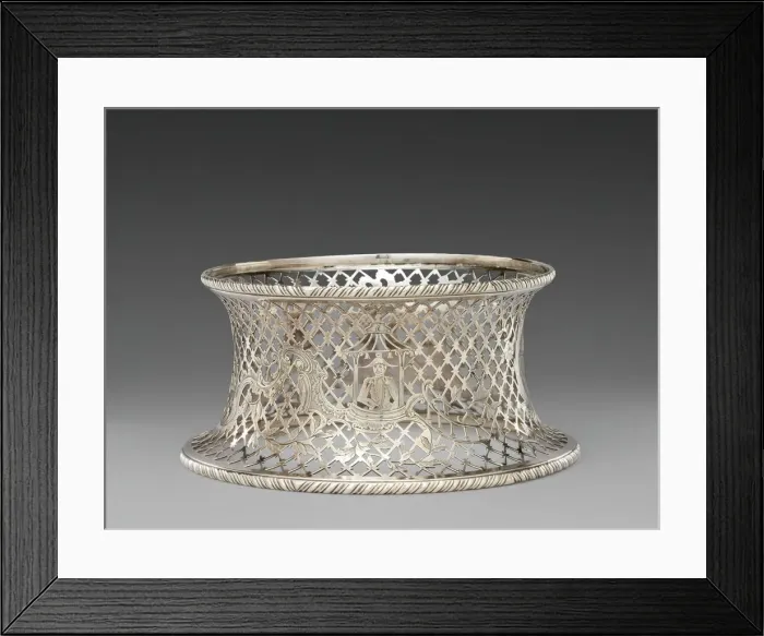 Framed Print : Dish Ring, Dublin, 1772. Creator: Charles Townsend Framed Print : Dish Ring, Dublin, 1772. Creator: Charles Townsend