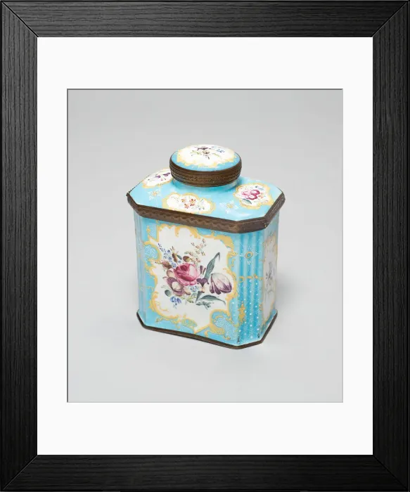 Framed Print : Tea Caddy, Battersea, c. 1755. Creator: Unknown Framed Print : Tea Caddy, Battersea, c. 1755. Creator: Unknown