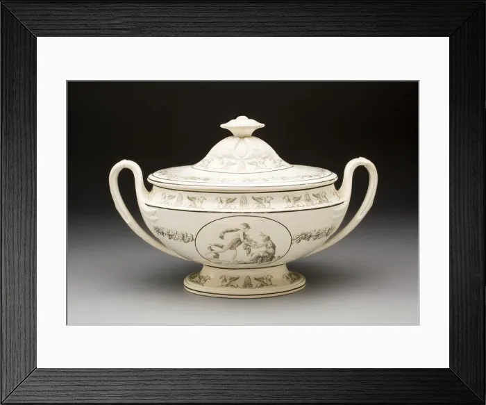 Framed Print : Tureen, Creil, 1810 / 20. Creator: Creil Pottery Framed Print : Tureen, Creil, 1810 / 20. Creator: Creil Pottery