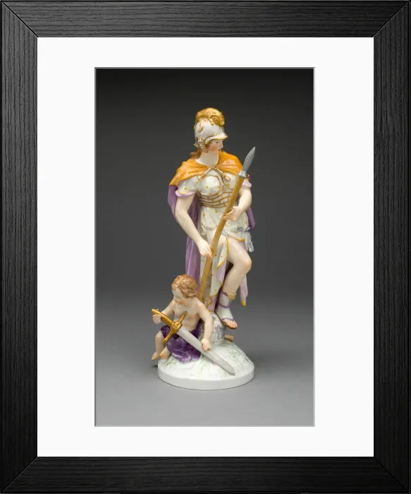 Framed Print : Figure of Bravery (Herzhaftigkeit), Berlin, c. 1775 / 80. Creator Framed Print : Figure of Bravery (Herzhaftigkeit), Berlin, c. 1775 / 80. Creator