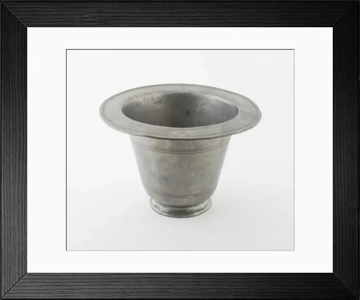 Framed Print : Commode Pot, England, c. 1780. Creator: Birch and Villers (John Birch and William Villers Framed Print : Commode Pot, England, c. 1780. Creator: Birch and Villers (John Birch and William Villers