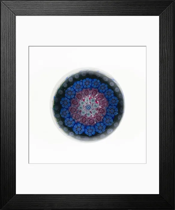 Framed Print : Paperweight, Bohemia, Mid 19th century. Creator: Unknown Framed Print : Paperweight, Bohemia, Mid 19th century. Creator: Unknown