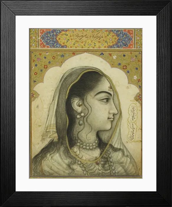 Framed Print : Portrait of a Female, 17th century. Creator: Unknown Framed Print : Portrait of a Female, 17th century. Creator: Unknown