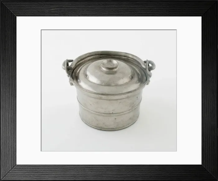 Framed Print : Food Container, France, 19th century. Creator: Bouvier Family Framed Print : Food Container, France, 19th century. Creator: Bouvier Family