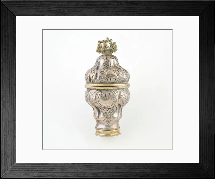 Framed Print : Sponge Box, Denmark, c. 1820. Creator: Unknown Framed Print : Sponge Box, Denmark, c. 1820. Creator: Unknown