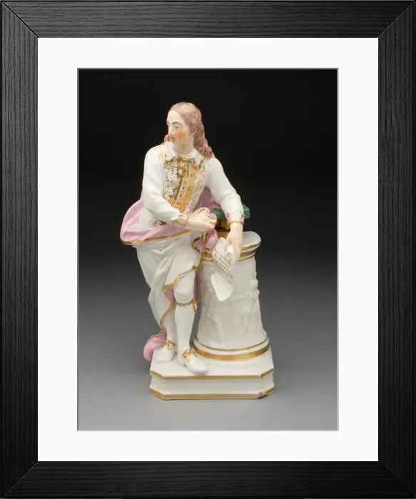 Framed Print : John Milton, Derby, 1811 / 48. Creator: Bloor Derby Porcelain Manufactory Framed Print : John Milton, Derby, 1811 / 48. Creator: Bloor Derby Porcelain Manufactory