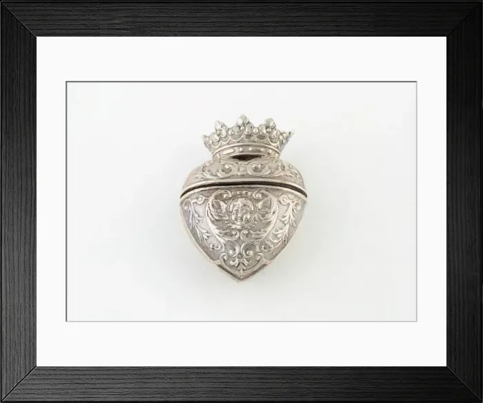 Framed Print : Sponge Box, Denmark, c. 1830. Creator: Unknown Framed Print : Sponge Box, Denmark, c. 1830. Creator: Unknown