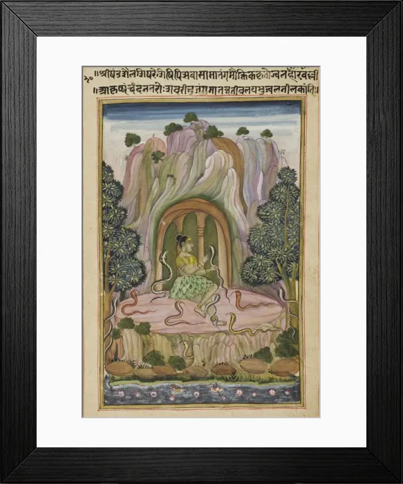 Framed Print : Asavari Ragini, page from a Garland of Musical Ragas (Ragamala) Set Framed Print : Asavari Ragini, page from a Garland of Musical Ragas (Ragamala) Set