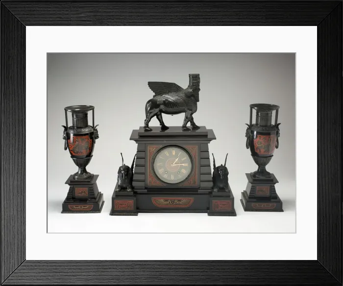 Framed Print : Urn (one of a pair), Paris, 1875  /  90. Creator: Brocot