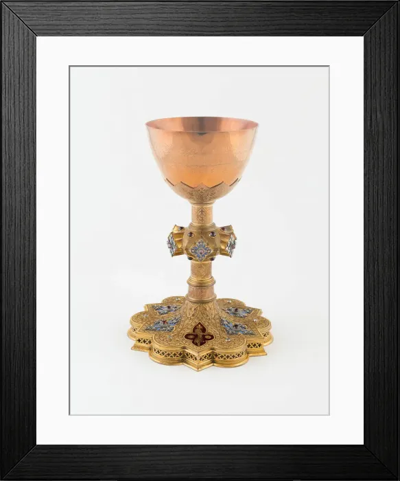Framed Print : Model Chalice, England, c. 1849. Creator: AWN Pugin Framed Print : Model Chalice, England, c. 1849. Creator: AWN Pugin