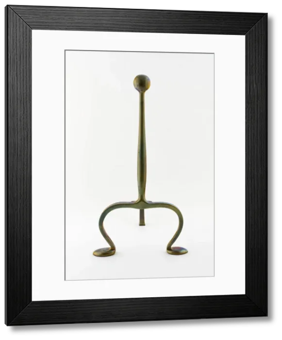 Framed Print : One of a Pair of Andirons, England, c. 1900. Creator: Charles Francis Annesley Voysey Framed Print : One of a Pair of Andirons, England, c. 1900. Creator: Charles Francis Annesley Voysey