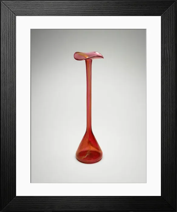 Framed Print : Clutha Vase, Glasgow, c. 1895. Creator: Christopher Dresser Framed Print : Clutha Vase, Glasgow, c. 1895. Creator: Christopher Dresser