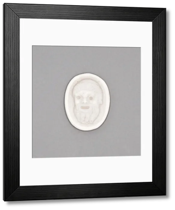 Framed Print : Cameo, Scotland, Late 18th century. Creator: James Tassie Framed Print : Cameo, Scotland, Late 18th century. Creator: James Tassie