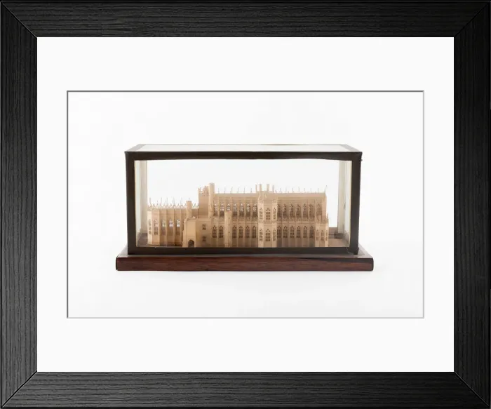 Framed Print : Model of Westminster Hall, England, c. 1830. Creator: Unknown Framed Print : Model of Westminster Hall, England, c. 1830. Creator: Unknown