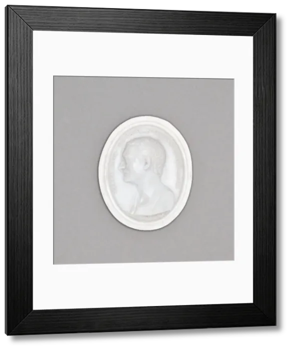 Framed Print : Cameo, Scotland, Late 18th century. Creator: James Tassie Framed Print : Cameo, Scotland, Late 18th century. Creator: James Tassie
