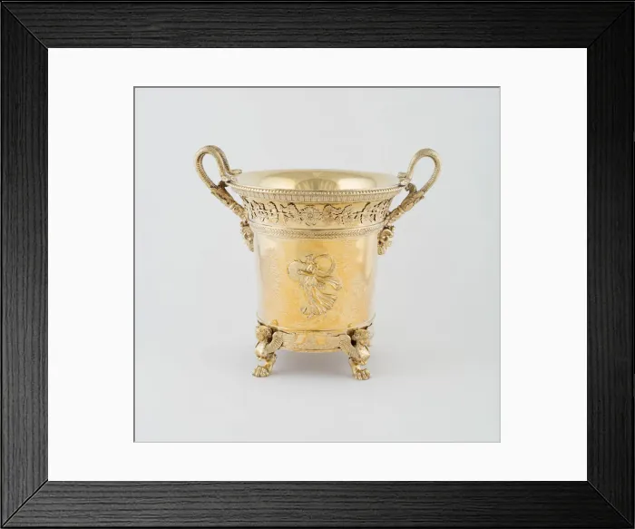 Framed Print : Wine Cooler, France, 1800 / 50. Creator: Jean Baptiste Claude Odiot Framed Print : Wine Cooler, France, 1800 / 50. Creator: Jean Baptiste Claude Odiot