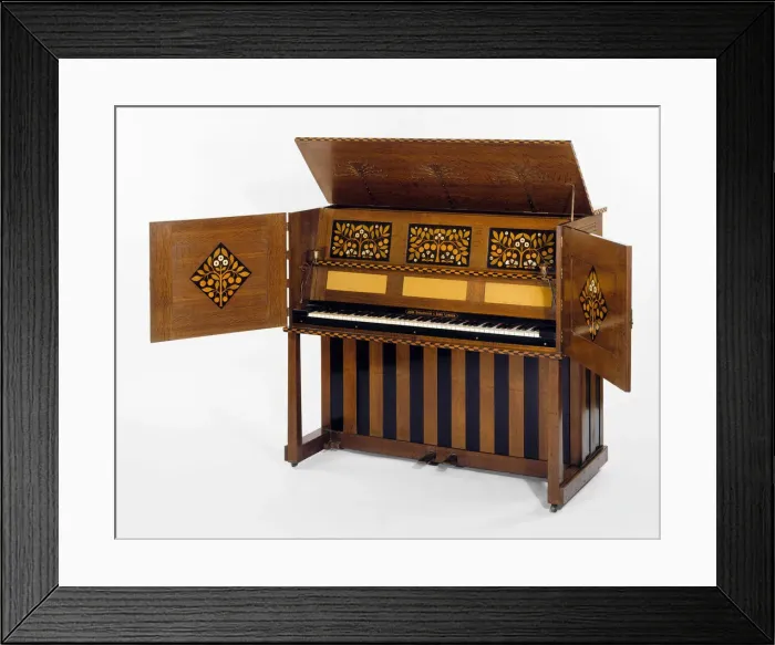Framed Print : Manxman Pianoforte, England, 1897. Creators: Mackay Hugh Baillie Scott Framed Print : Manxman Pianoforte, England, 1897. Creators: Mackay Hugh Baillie Scott