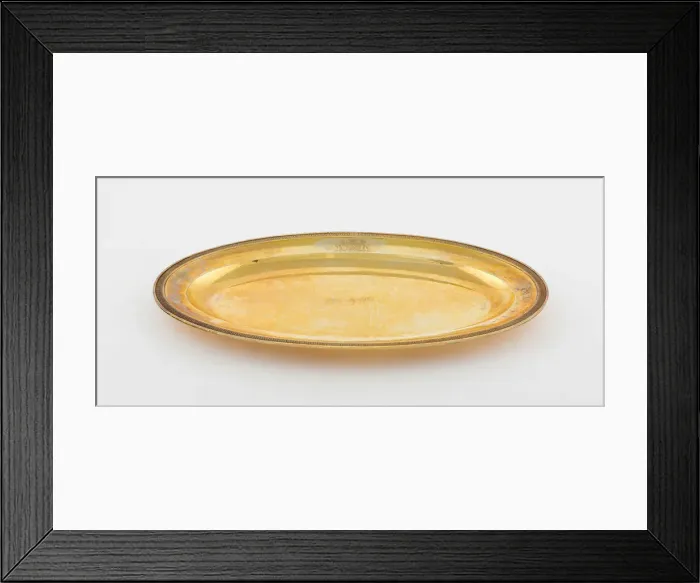 Framed Print : Pair of Platters, Paris, 1800 / 12. Creator: Jean Baptiste Claude Odiot Framed Print : Pair of Platters, Paris, 1800 / 12. Creator: Jean Baptiste Claude Odiot