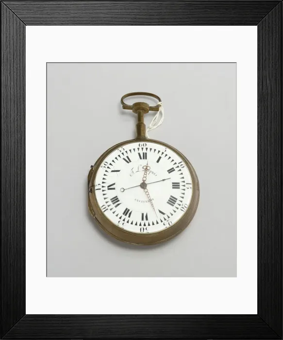 Framed Print : Watch, Amsterdam, Late 18th to early 19th century. Creator: Jean Baptiste Daniel Framed Print : Watch, Amsterdam, Late 18th to early 19th century. Creator: Jean Baptiste Daniel