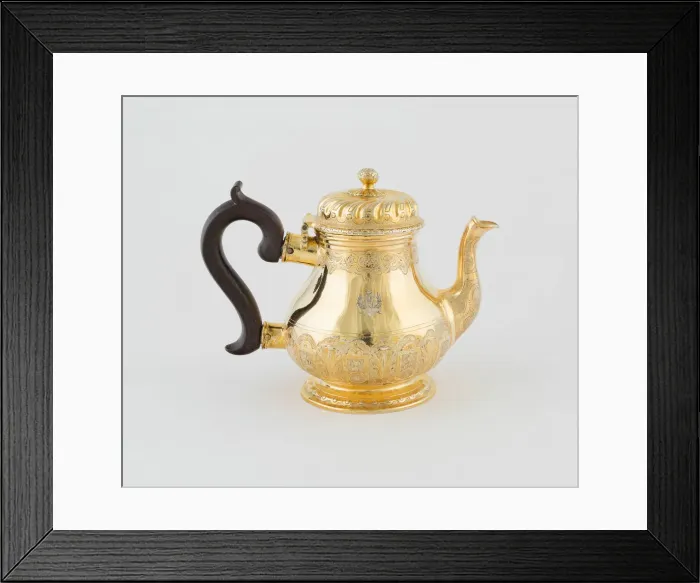 Framed Print : Teapot, Saint Petersburg, 1773. Creator: Johann Kopping Framed Print : Teapot, Saint Petersburg, 1773. Creator: Johann Kopping