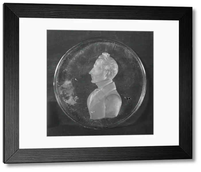 Framed Print : Medallion, Bohemia, c. 1830. Creator: Dominik Biemann Framed Print : Medallion, Bohemia, c. 1830. Creator: Dominik Biemann
