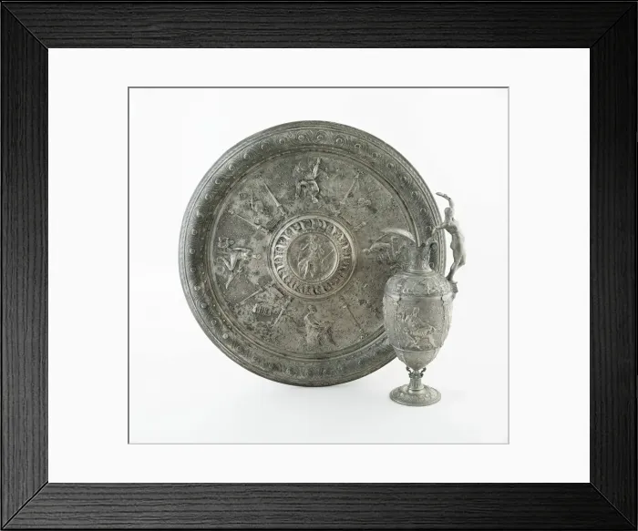 Framed Print : The Arts Ewer and Basin, France, 1887 / 89. Creator: Jules-Paul Brateau Framed Print : The Arts Ewer and Basin, France, 1887 / 89. Creator: Jules-Paul Brateau