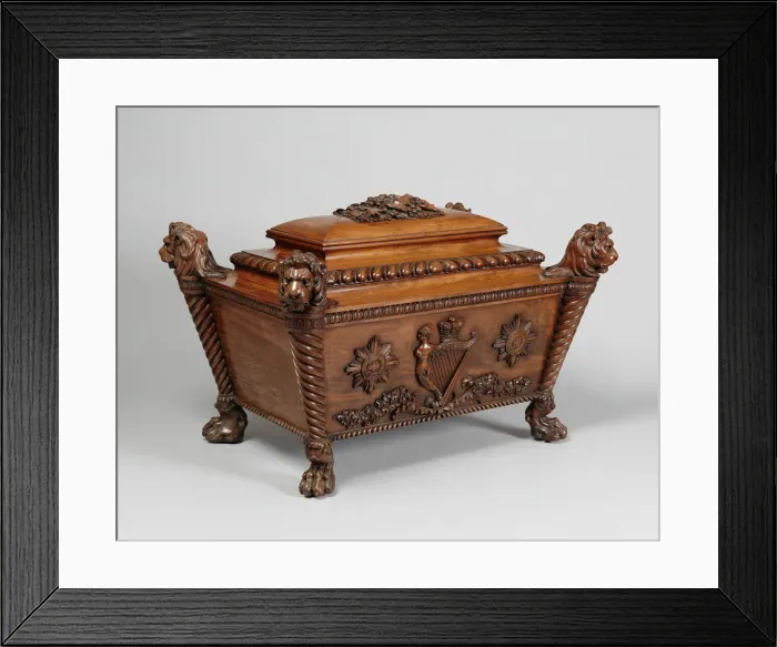 Framed Print : Wine Cooler, Ireland, c. 1821. Creator: Mack, Williams, and Gibton Framed Print : Wine Cooler, Ireland, c. 1821. Creator: Mack, Williams, and Gibton