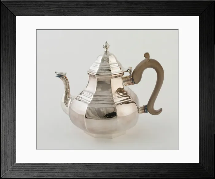 Framed Print : Teapot, London, 1713. Creator: Joseph Ward Framed Print : Teapot, London, 1713. Creator: Joseph Ward