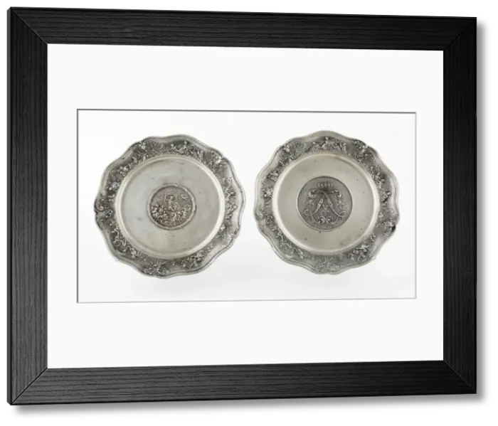 Framed Print : Plates, France, c. 1892. Creator: Jules-Paul Brateau Framed Print : Plates, France, c. 1892. Creator: Jules-Paul Brateau