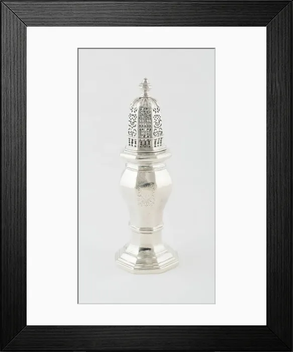 Framed Print : Canister (one of three), Dublin, 1704 / 06. Creator: Edward Workman Framed Print : Canister (one of three), Dublin, 1704 / 06. Creator: Edward Workman