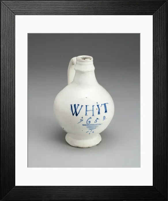 Framed Print : Whit Bottle, Lambeth, 1652. Creator: Unknown Framed Print : Whit Bottle, Lambeth, 1652. Creator: Unknown